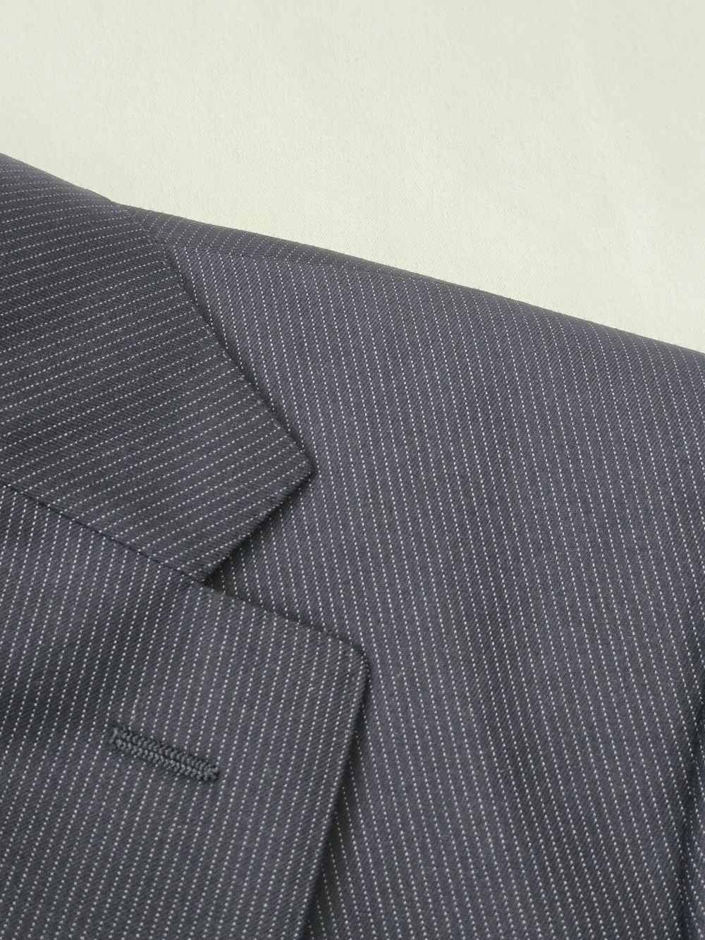 Suitsupply Vitale Barberis Canonico Wool Navy Pinstripe Blazer Jacket Mens US38R